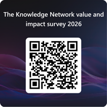 QR code for The Knowledge Network value and impact survey 2026
